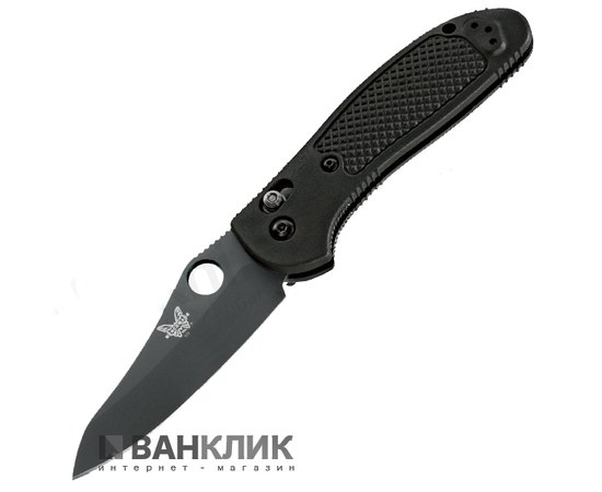 Нож Benchmade Griptilian черний, песочная рукоять (550BKHGSN)