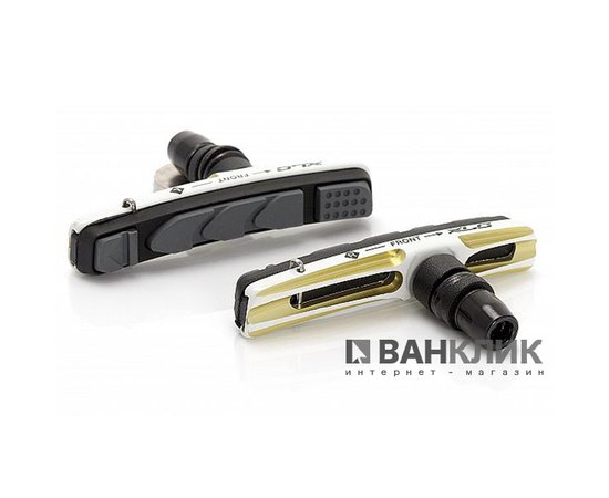 Тормозные колодки V-Brake BS-V08 72mm, бело-золотой, 2 пары 7962