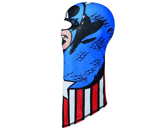 Балаклава дитяча Buff Superheroes Junior Microfiber Balaclava, Captain America (BU 113314.707.10.00), Колір : Captain America