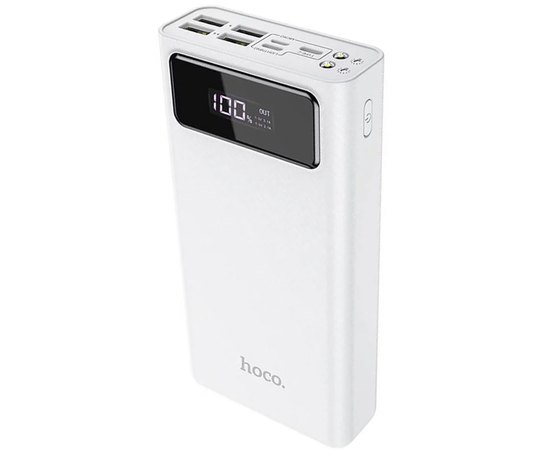 Повербанк HOCO General LED Display J65 30000 mAh White (000008540)