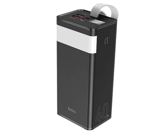 Повербанк HOCO Powermaster fully compatible J86 40000 mAh 22.5W Black (000008344), Цвет : Чёрный