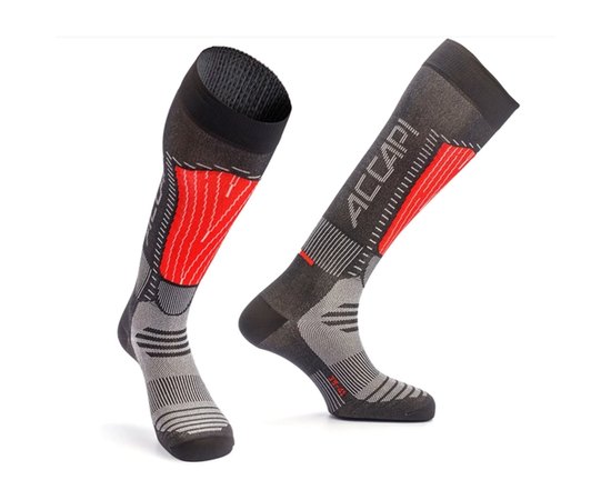 Термошкарпетки Accapi Ski Touch, Black/Red, 34-36 (ACC H0945.908-0), Розміри: 34-36