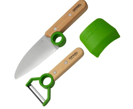 Набор кухонных ножей Opinel Le Petite Chef Green (002577), Цвет: Зелёный