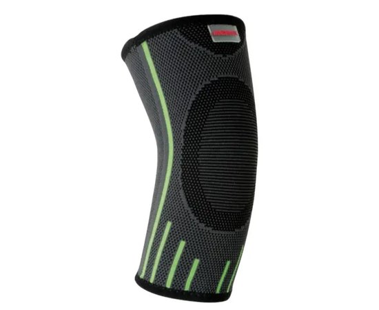 Компресійний налокітник MadMax MFA-283 3D Compressive elbow support Dark grey/Neon green S (MFA-283_S), Розмір: S