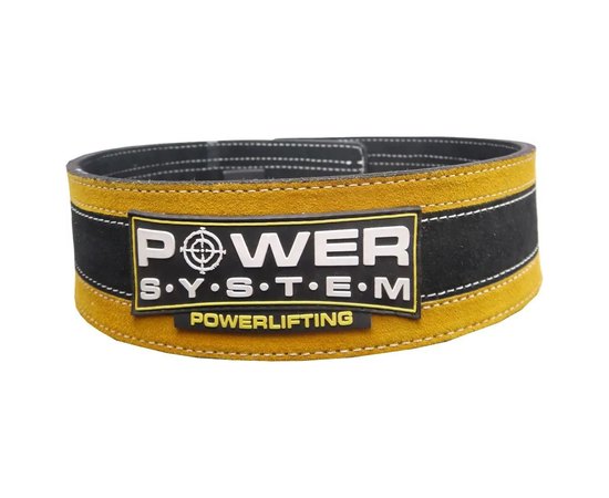 Пояс для тяжелой атлетики Power System Stronglift PS-3840 Black/Yellow L/XL (PS_3840YW-5), Размер: L/XL, Цвет: Black/Yellow