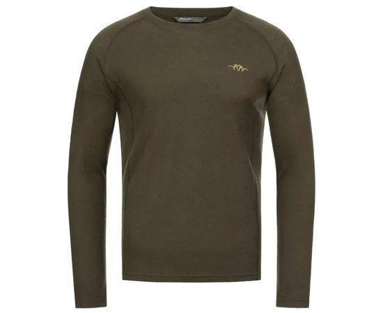 Термосветр Blaser Active Outfits Merino Base Layer Roundneck Jonar M Dark Brown (122032-021-657-M), Розмір: M