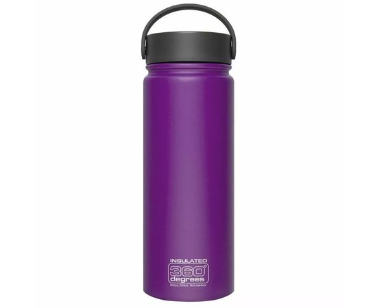 Термос 360° degrees Wide Mouth Insulated Purple, 550 мл (STS 360SSWMI550PUR)