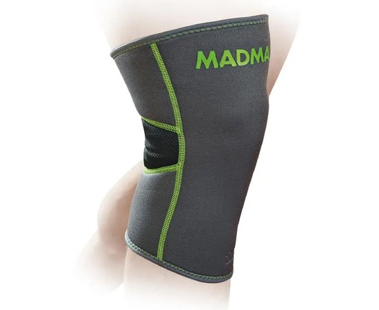 Наколенник MadMax MFA-294 Zahoprene Knee Support Dark Grey/Green XL (MFA-294_XL), Размер: XL