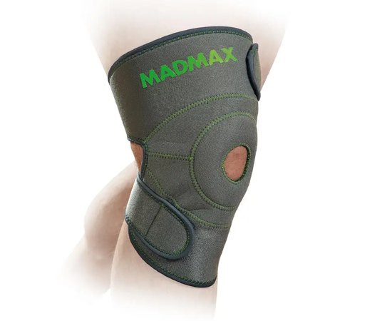 Наколінник MadMax MFA-295 Zahoprene Universal Knee Support Dark Grey/Green (MFA-295-U)