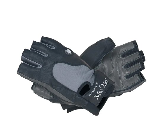 Перчатки для фитнеса MadMax MFG-820 MTi82 Black/Cool grey L (MFG-820_L), Размер: L