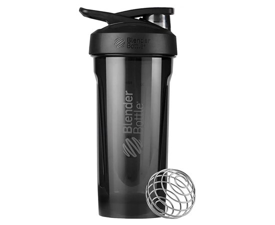 Шейкер спортивний BlenderBottle Strada Tritan 28oz/820ml Ocean Black (Strada_28oz_Ocean_Black), Колір: Black