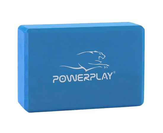 Блок для йоги PowerPlay 4006 Yoga Brick Синий (PP_4006_Blue_Yoga_Brick), Цвет : Синий