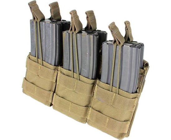 Підсумок Condor Triple Stacker M4 Mag Pouch Coyote brown (MA44-498)