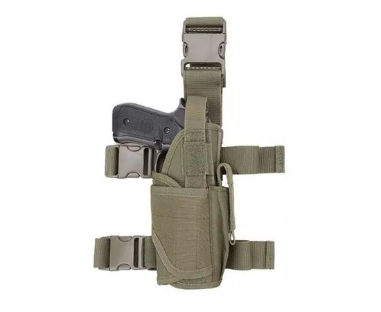 Кобура GFC Thigh Holster with Magazine Pouch Olive (28226)