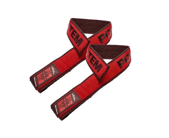 Кистевые ремни Power System PS-3401 Lifting Straps Duplex Black/Red (3401RD-0), Цвет : Black/Red