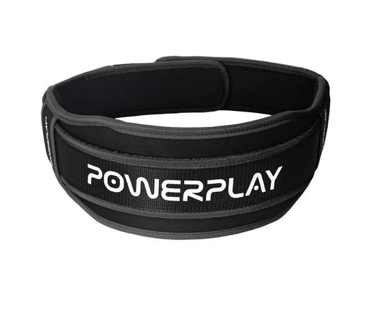 Пояс для тяжелой атлетики PowerPlay 5546 черный (неопрен) L (PP_5546_L_ Black), Размер: L