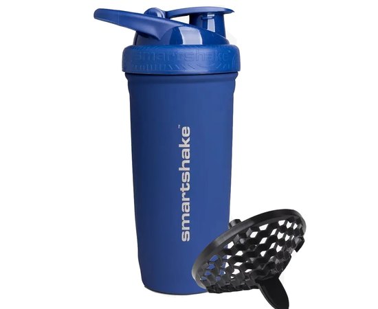 Шейкер спортивный SmartShake Reforce Stainless Steel 30oz/900ml Navy Blue (11153101), Цвет: Blue