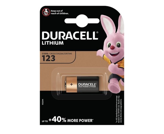 Батарейка Duracell DL 123 1 шт (6358538)