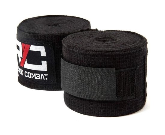 Бинти Reebok Combat Hand Wraps чорний 180 (457,2 см) (RSCB-11158)