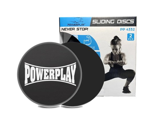 Диски для скольжения PowerPlay 4332 Sliding Disk черные (PP_4332_Black)