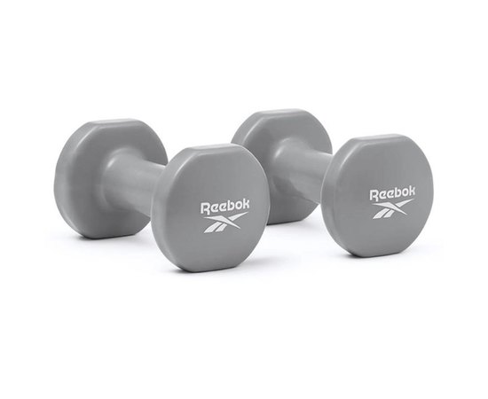 Гантели Reebok Dumbbells серый 1 кг (RAWT-16151), Вес: 1 кг