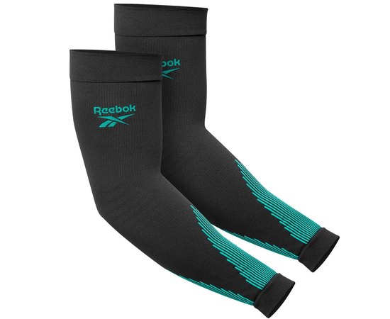 Компресійні рукави Reebok Knitted Compression Arm Sleeve чорний L (RRSL-15035), Розмір: L