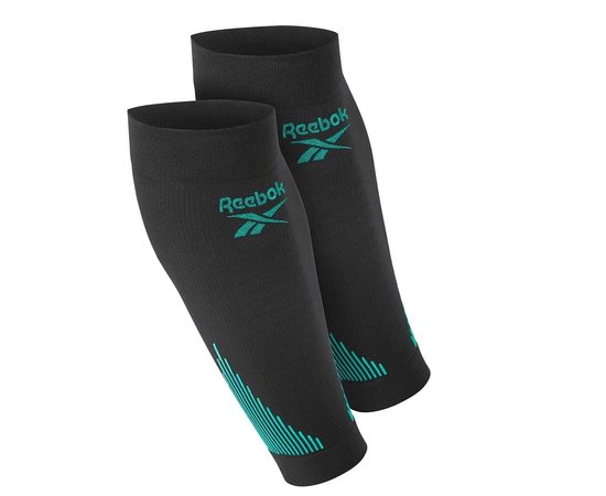 Компресійні рукави Reebok Knitted Compression Calf Sleeve чорний L (RRSL-15335), Розмір: L