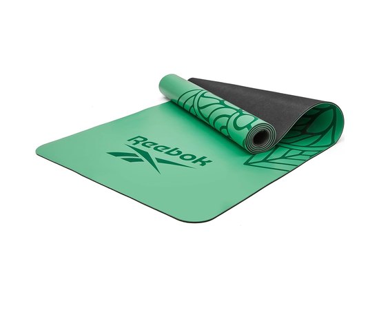 Килимок для йоги Reebok Natural Rubber Yoga Mat зелений/мандала 176х61х0,4 см (RAYG-11085GN)