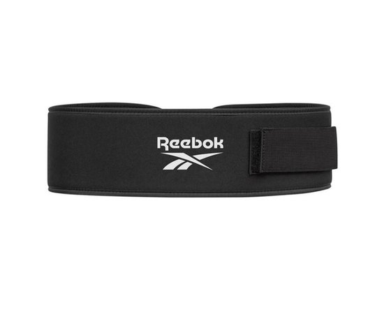 Пояс для тяжелой атлетики Reebok Weightlifting Belt чорний XXL 94-120 см (RAAC-15047)