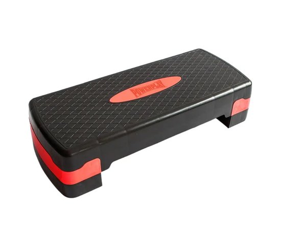 Степ-платформа PowerPlay 4328 2 уровня 10-15 см By Step Чорно-червона (PP_4328_(2)_Black/Red)