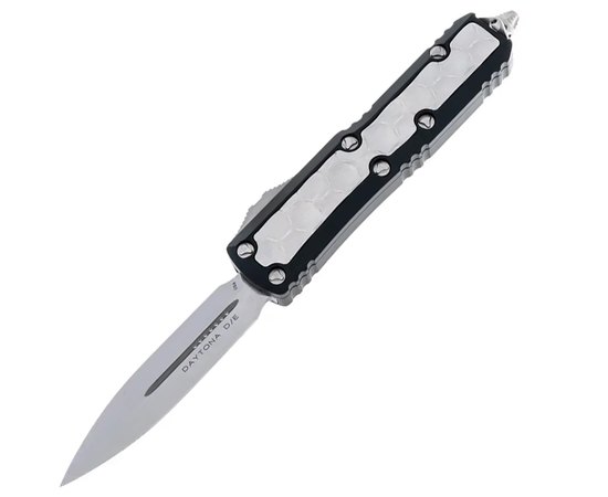 Карманный нож Microtech Daytona Double Edge Stonewash Bubblle Inlay (126-10BIS)