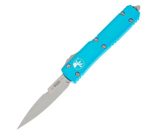 Карманный нож Microtech Ultratech Bayonet Stonewash Turquoise (120-10TQ), Цвет : Blue