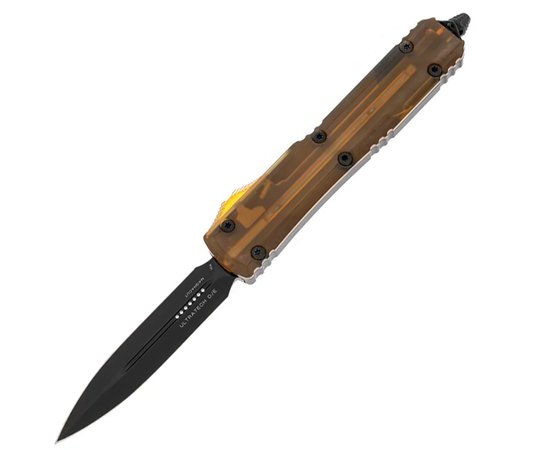 Карманный нож Microtech Ultratech Ultem Double Edge DLC Signature Series (122-1DLCTULS)