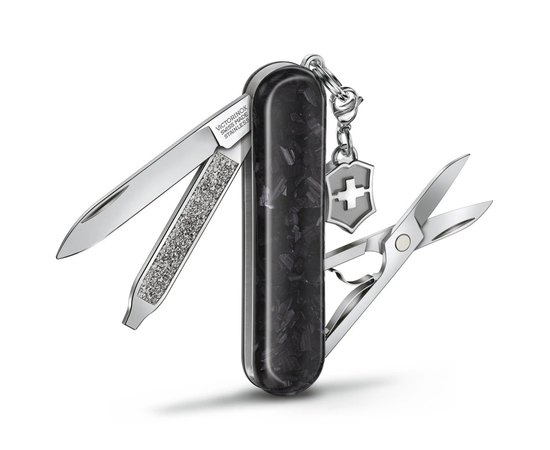 Багатофункціональний ніж Victorinox Classic SD Brilliant Carbon 0.6221.90, Колір: Black