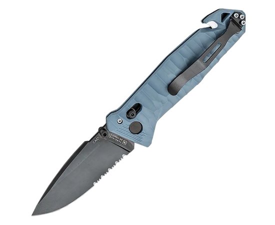 Ніж армійський (військовий) Tarrerias-Bonjean CAC S200 Army Knife Blue (11060131), Колір: Blue, Тип ріжучої кромки: Напівсерейтор