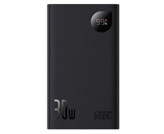 Повербанк Baseus Adaman2 Digital Display Fast Charge 20000 mAh 30W Black (000010158)