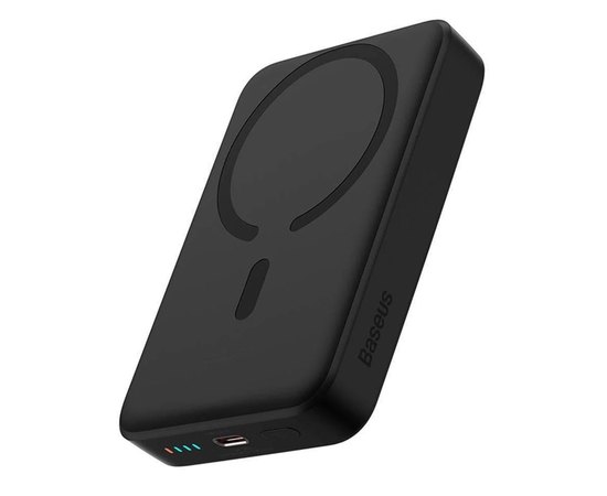 Повербанк Baseus Magnetic Mini Wireless Fast Charge 10000 mAh 30W Black (000010150)