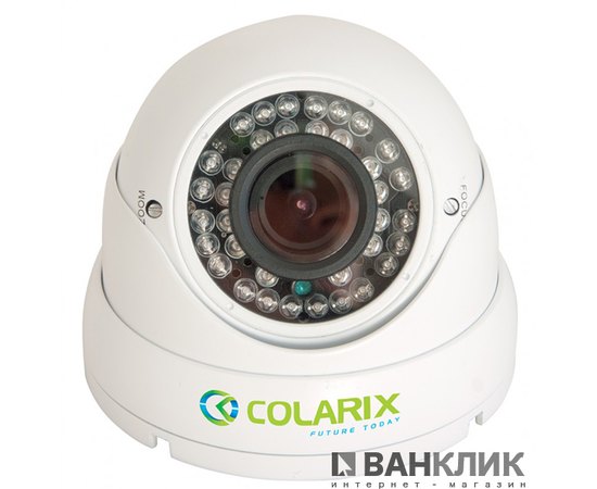 Купольная варифокальная AHD-M камера видеонаблюдения Colarix С32-002