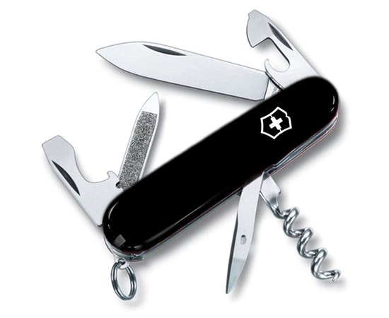 Багатофункціональний ніж Victorinox Sportsman чорний 0.3803.3