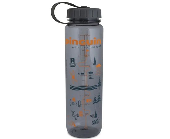 Бутылка для воды Pinguin Tritan Slim Bottle 2020 BPA-free, 1 л Grey (PNG 804683), Цвет: Gray