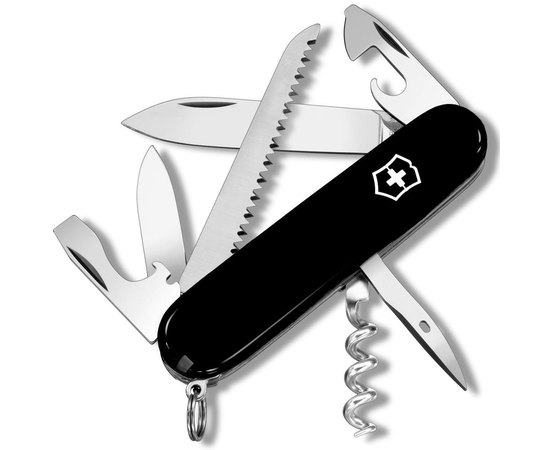 Многофункциональный нож Victorinox Camper черный 1.3613.3, Цвет : Black