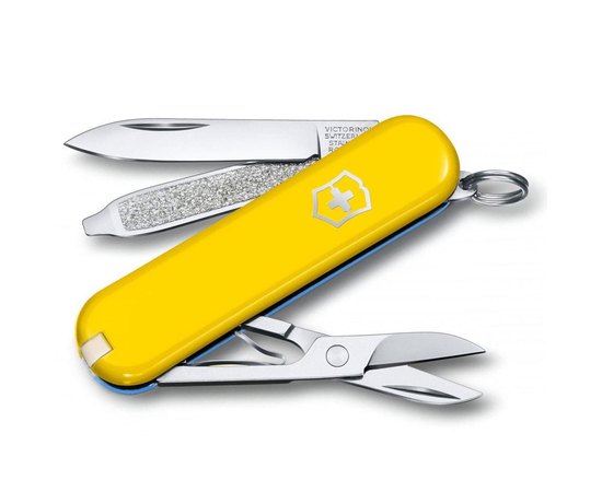 Багатофункціональний ніж Victorinox Classic SD Ukraine жовто-блакитний 0.6223.8G.28, Колір: Blue/Yellow