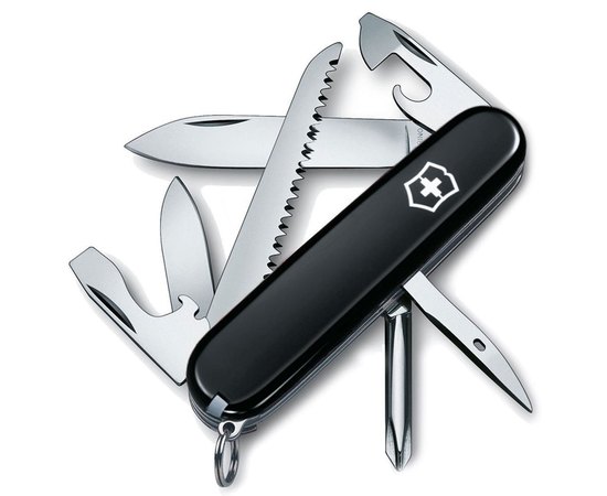 Многофункциональный нож Victorinox Hiker черный 1.4613.3, Цвет : Black