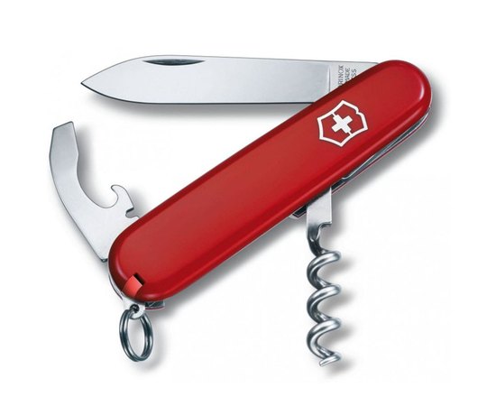 Многофункциональный нож Victorinox Waiter Ukraine красно-черный 0.3303.1.3, Цвет : Black/Red