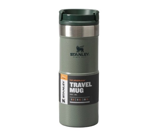 Термочашка Stanley Classic Never Leak Hammertone Green 0.35 л (6939236382922), Цвет: Hammertone Green