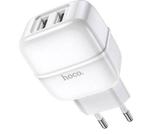 Зарядное устройство Hoco Micro USB cable Highway C77A 2USB, 2.4A White (000004781)