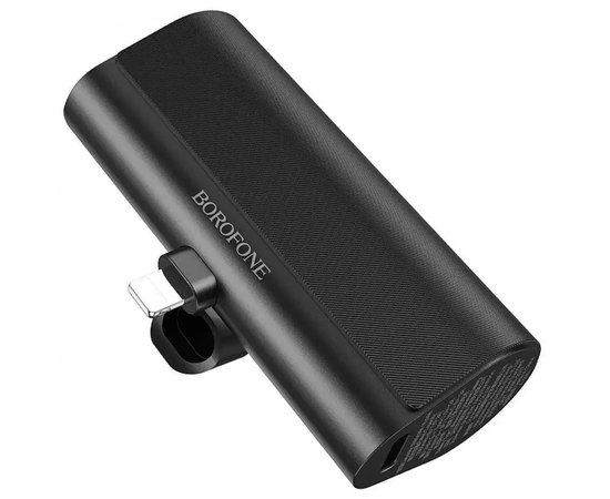 Повербанк Borofone Pocket iP 5000 mAh Black BJ35 (6941991103049), Цвет : Чёрный