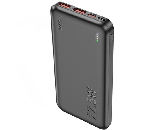 Повербанк HOCO Astute J101 10000 mAh Black (6931474782472), Цвет : Чёрный, Ёмкость: 10 000 mAh