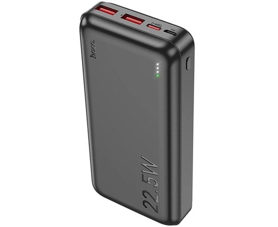 Повербанк HOCO Astute J101A 20000 mAh Black (6931474782496), Цвет : Чёрный, Ёмкость: 20 000 mAh