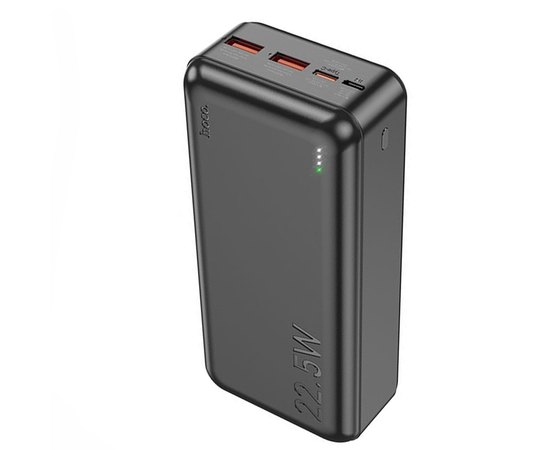 Повербанк HOCO Astute J101B 30000 mAh Black (6931474782519), Цвет : Чёрный, Ёмкость: 30 000 mAh